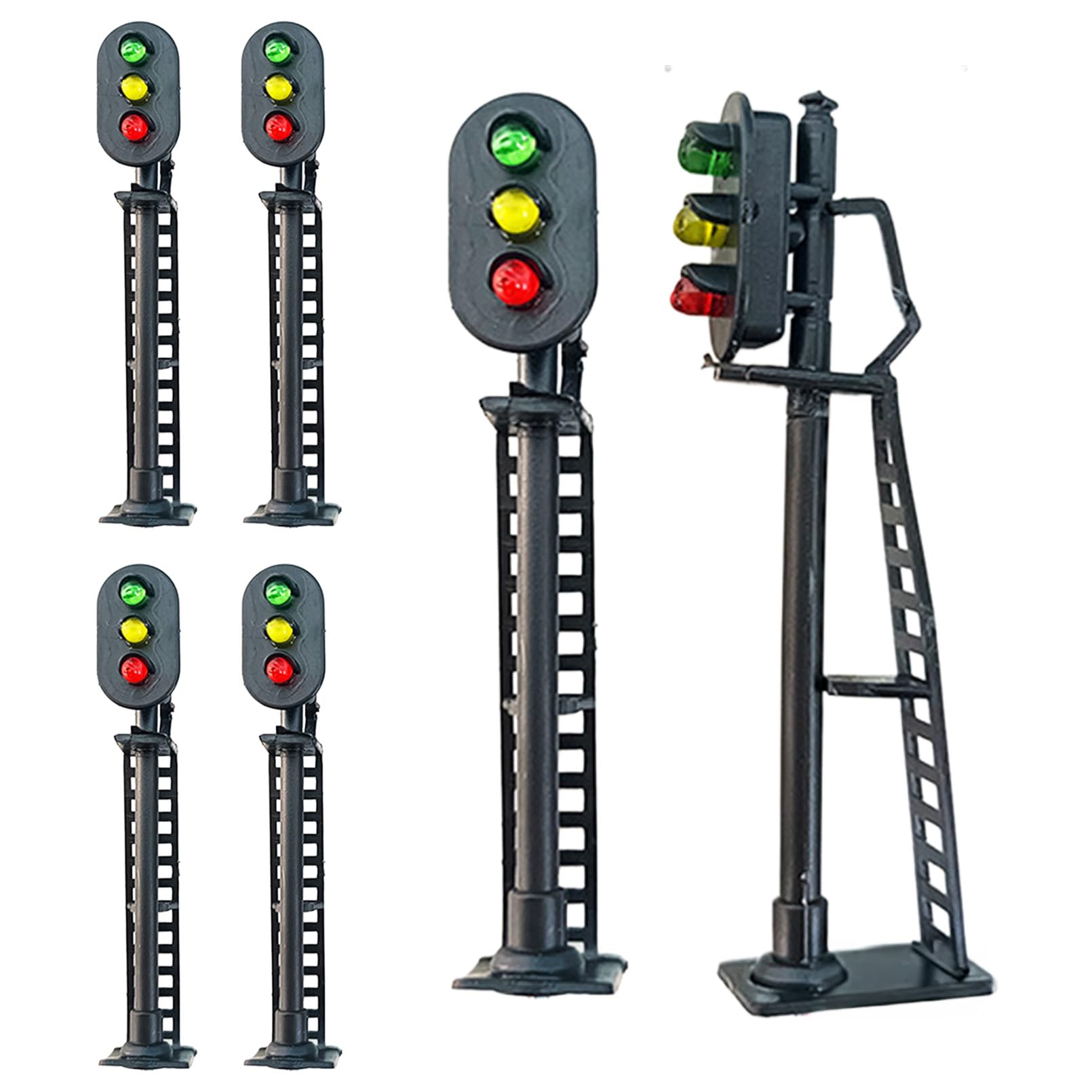 Amazon | シャンディニー 鉄道模型 信号機 LED点灯 ミニチュア